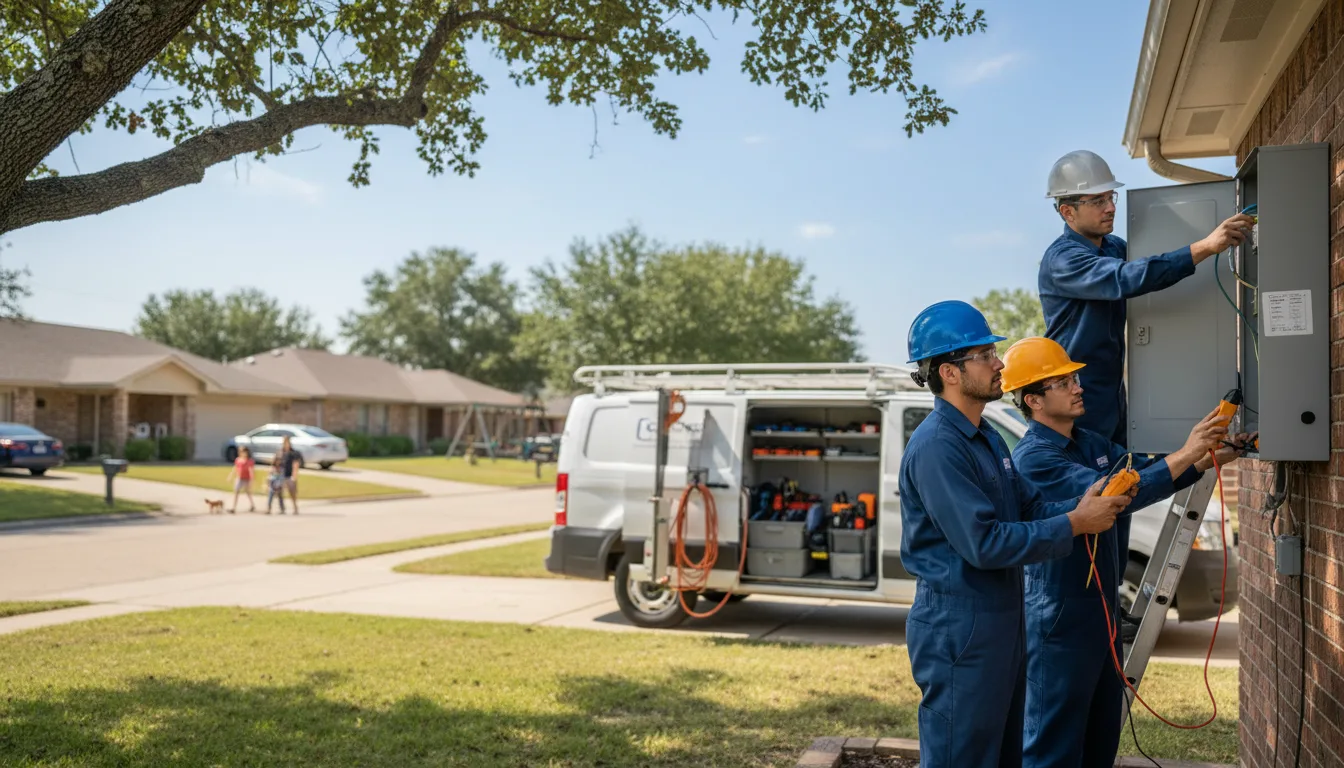 Certified electrician providing emergency electrical services in Dearing, KS